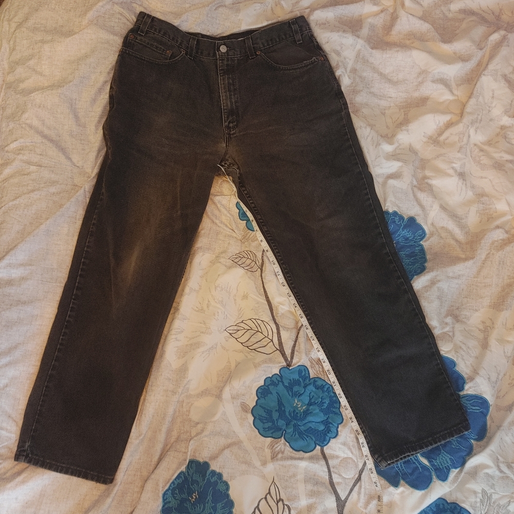 Levis 550 Black Jeans